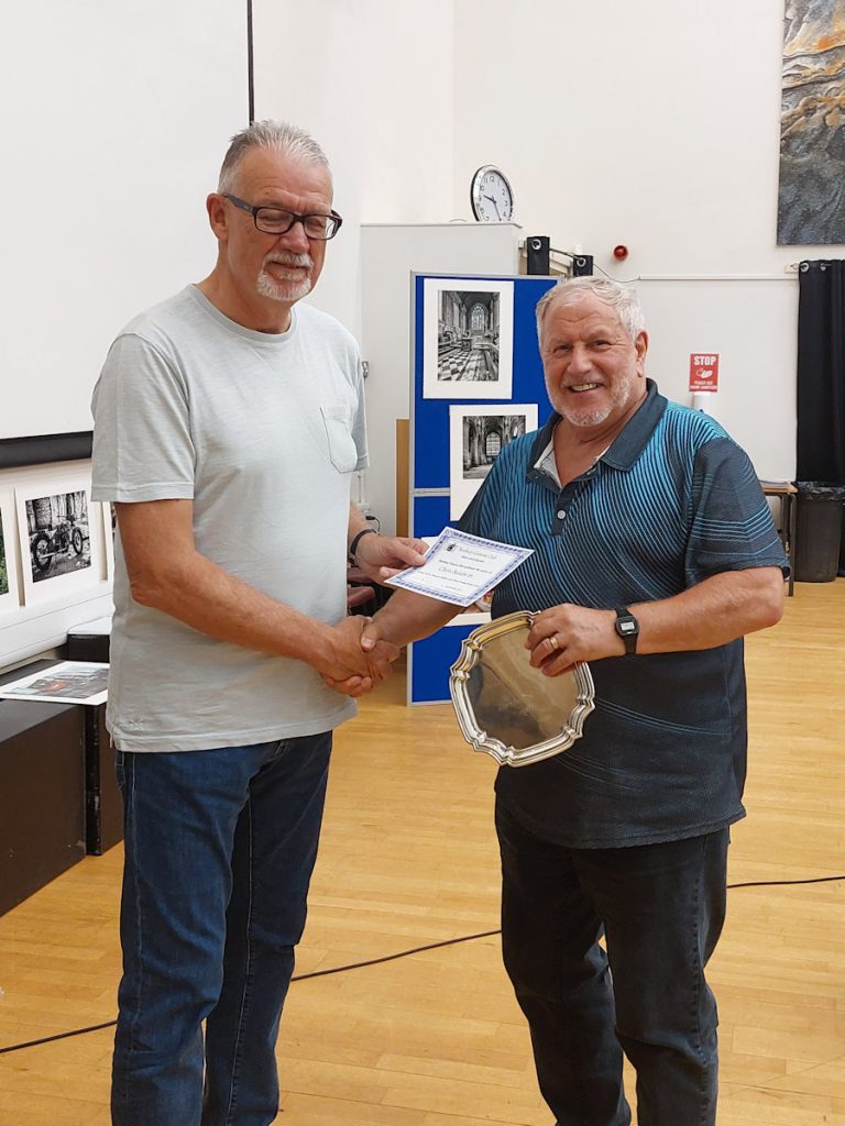 Jem Hayward Walford and Round Trophy - Chris Baldwin